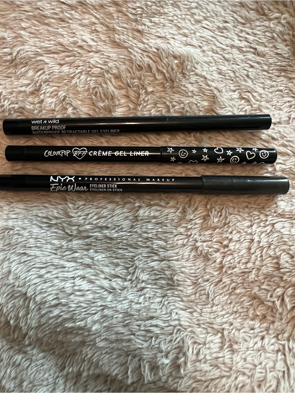✅Wet n Wild, ColourPop & NYX Black Eyeliner Trio